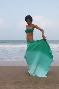 Long Narrow Skirt Step 1